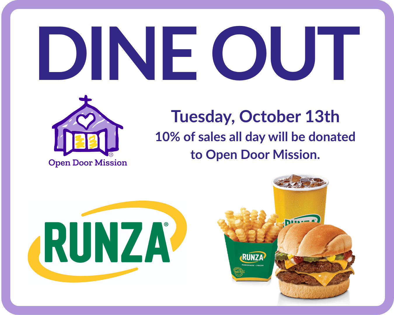 Runza Dine Out